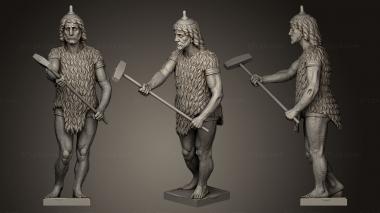 Figurines of people Statua Moro 3d model